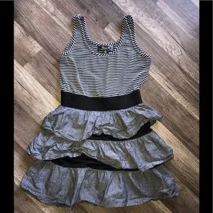 Ruffled Stripped Dress